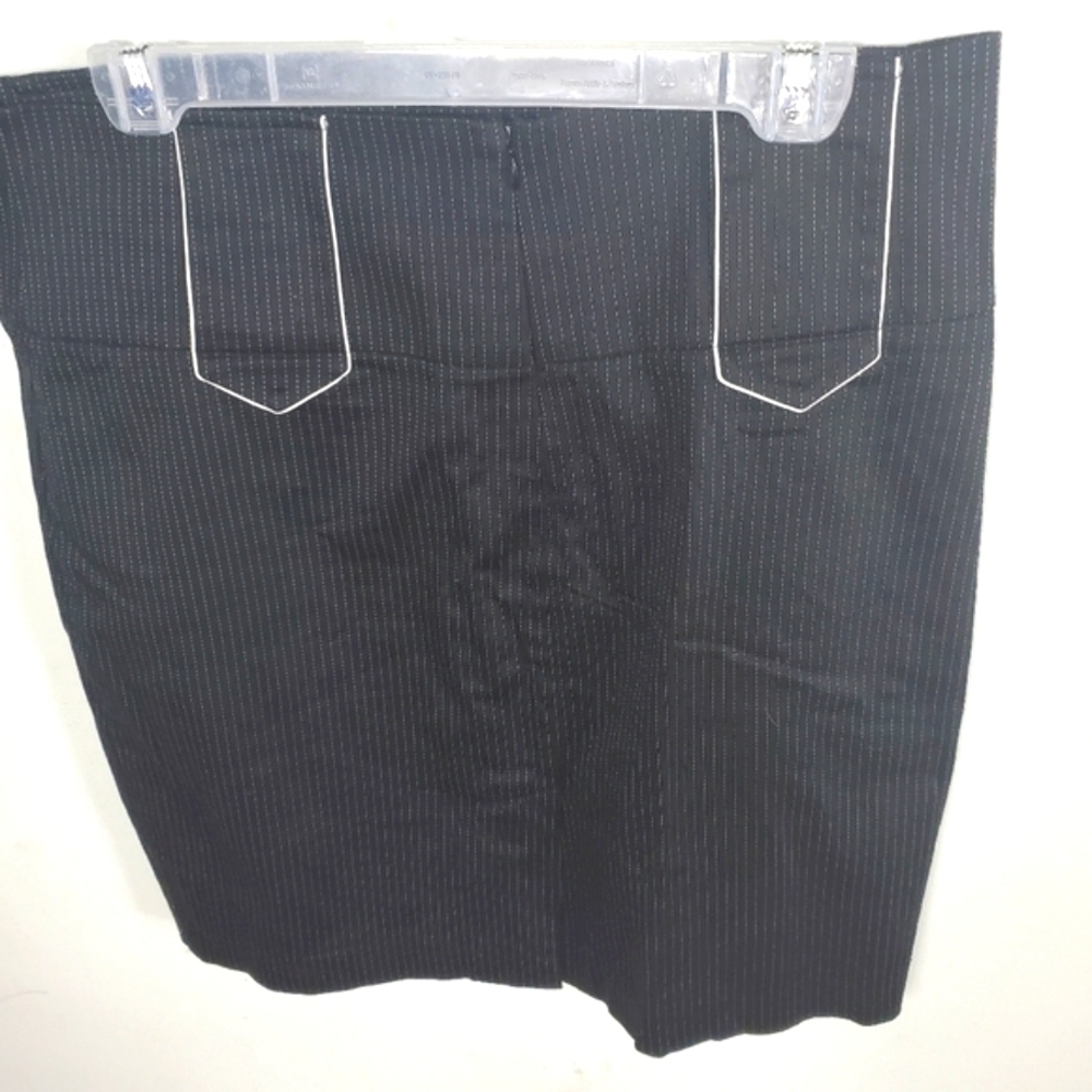 3/$15 RamPage Stripes Black and White Pencil Skirt Junior Size 13 Small
